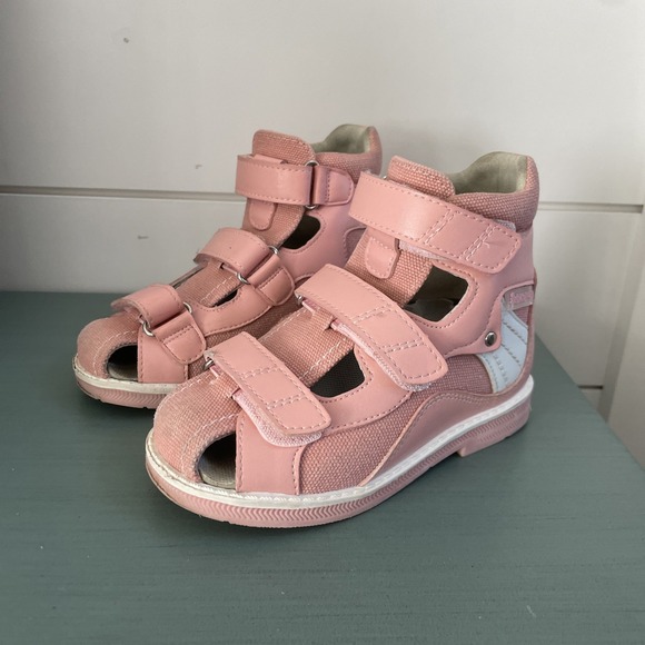 prince pard Other - Princepard Kids Orthopedic Sneakers Pink Hook Loop Toddler Shoes EU25